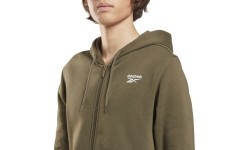 Мужская толстовка с капюшоном Reebok RI Left Chest Logo Green HG4452