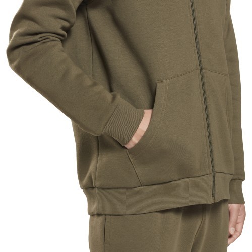 Reebok Men's Hoodie RI Left Chest Logo Green HG4452