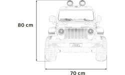 Jeep Wrangler Rubicon, зелёный