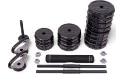 Cementinių hantelių rinkinys inSPORTline ON-X 6-in-1 40 kg
