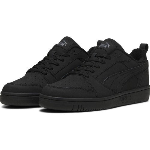 Мужские кроссовки Puma Rebound V6 Low Nubuck, чёрные 397475 03