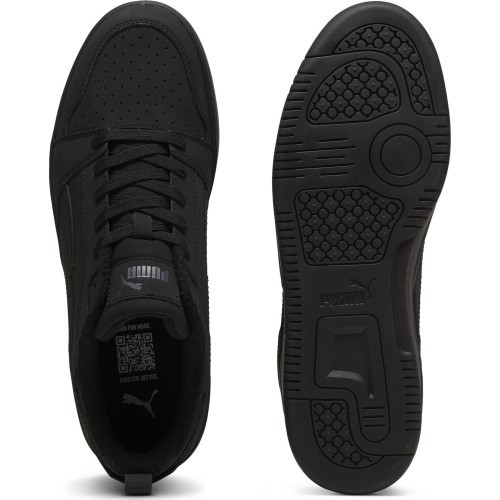 Puma Rebound V6 Low Nubuck Men's Sneakers Black 397475 03