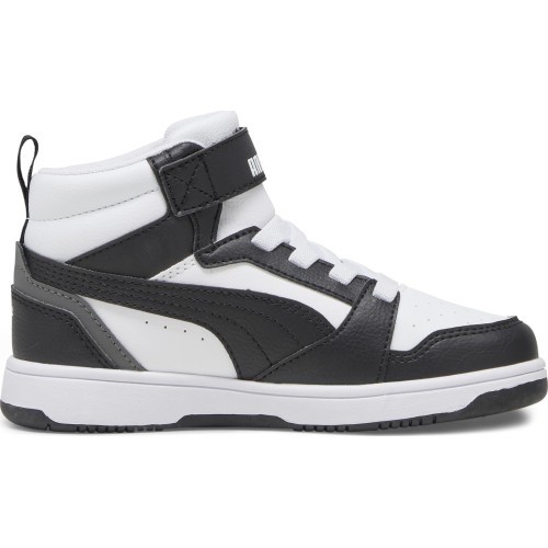 Puma Avalynė Vaikams Rebound V6 Mid Jr White Black 393832 01