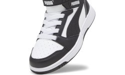 Puma Avalynė Vaikams Rebound V6 Mid Jr White Black 393832 01