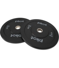 "Pivot Fitness Pro Training Bumper Plates" 5 kg rinkinys