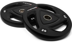 Hastings Pro Rubber Olympic Tri-Grip Plate Set 20 kg