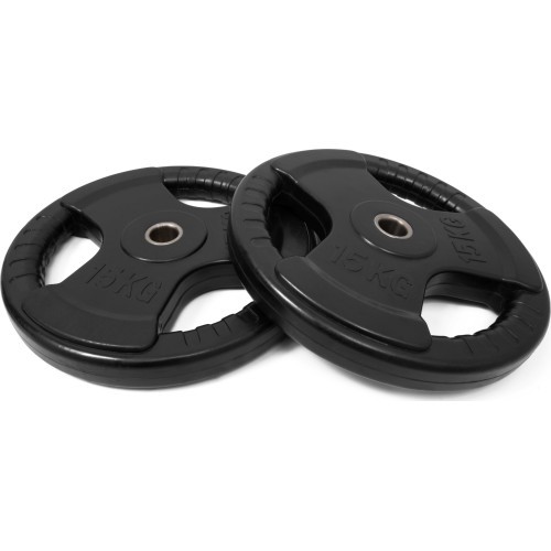 Guminių svorio diskų rinkinys Newton Fitness 30 mm, 15 kg