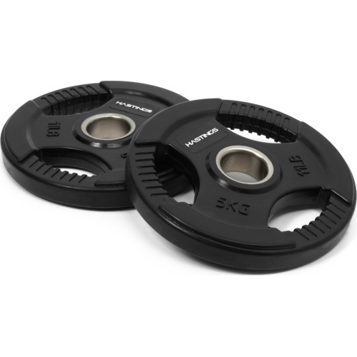 Набор резиновых олимпийских дисков Hastings Tri-Grip, 5 кг