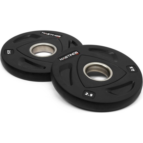 Hastings Pro Rubber Olympic Tri-Grip Plate Set 2.5 kg