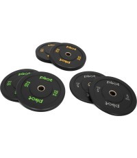 "Pivot Fitness Pro Training Bumper Plates Combi Set 60 kg