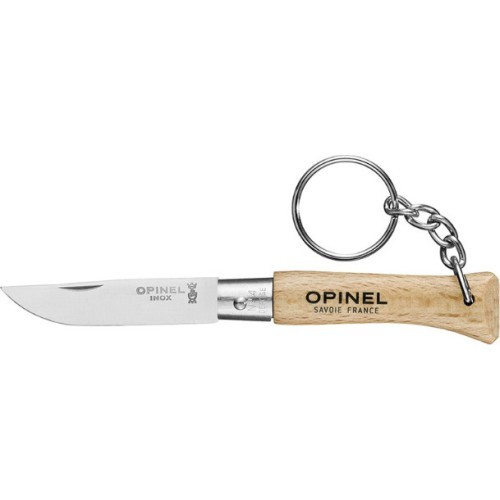 Складной нож Opinel No.4 с кольцом для ключей