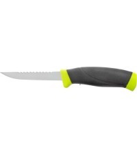 Нож Morakniv Fishing Comfort Scaler 098 с зубцами, нержавеющая сталь