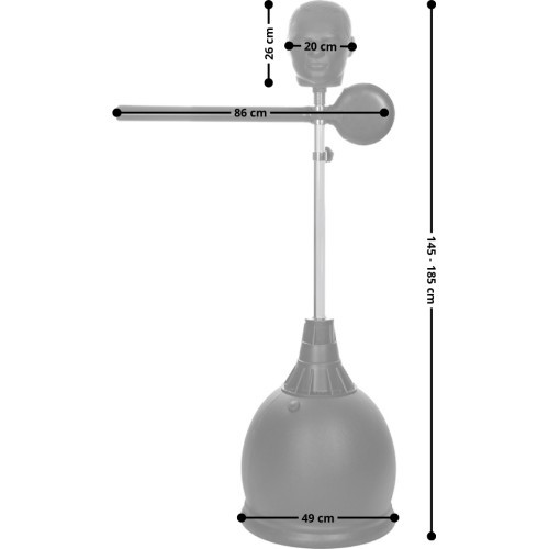 Speed Punching Bag w/ Swing Arm inSPORTline Hadamir