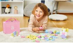 Конструктор Plus Plus Pastel Luggage, 70 шт.