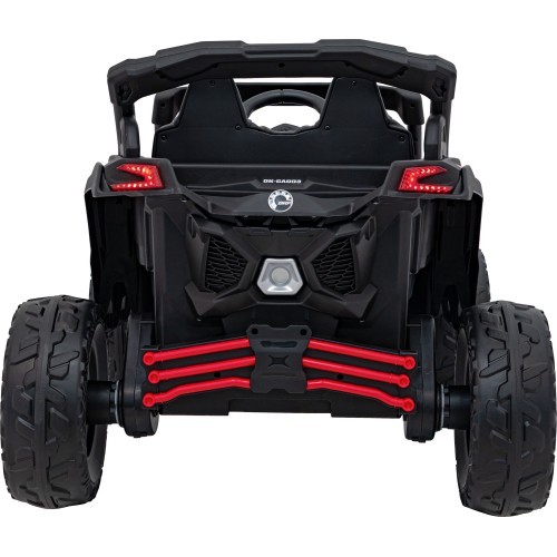 Elektromobilis keturratis ATV CAN-AM Maverick, raudonas