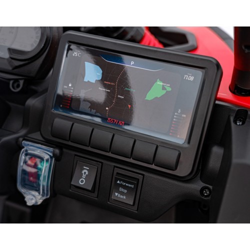 Электромобиль квадроцикл ATV CAN-AM Maverick, красный