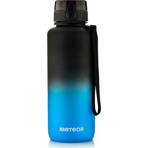 Meteor sports water bottle - Black/blue