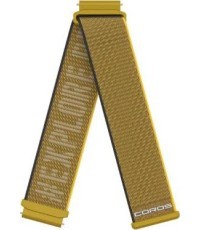 COROS 20mm Nylon Band - Yellow - APEX 2