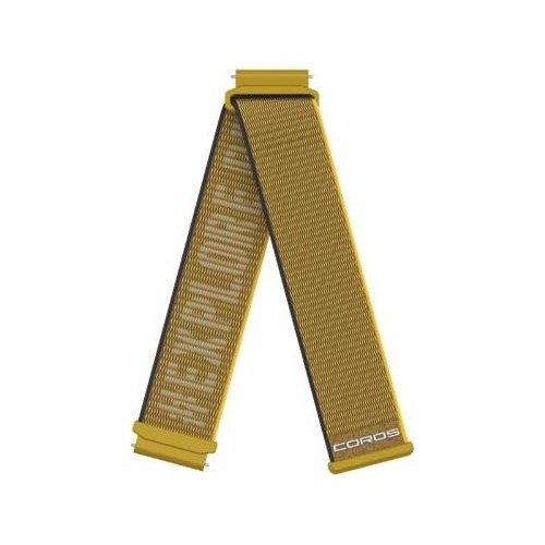 COROS 20mm Nylon Band - Yellow - APEX 2