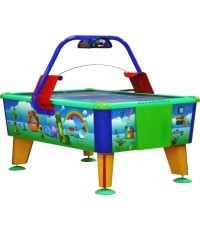 Коммерческий аэрохоккей GameLand, 163x107 см, сине-зелёно-красный, для коммерческого использования, без монетоприёмника