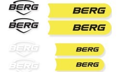 BERG GO Twirl Multicolor lipdukų rinkinys