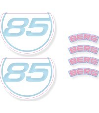 BERG GO² Retro Pink lipdukų rinkinys