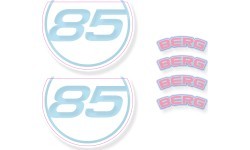 BERG GO² Retro Pink lipdukų rinkinys
