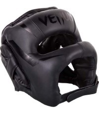 Bokso šalmas Venum Elite Iron - Black/Black