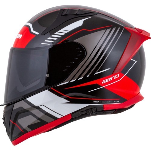 Motorcycle Helmet Cassida Aero Drome Black Pearl/Red/White/Gray