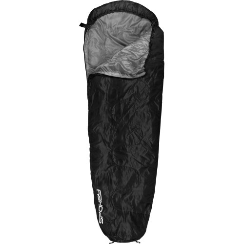 Spring and summer type sleeping bag 220 cm black Spokey GLOBTROTTER
