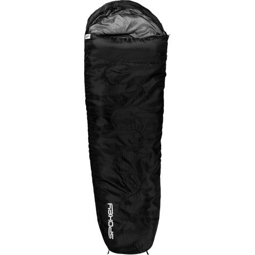 Pavasario ir vasaros tipo miegmaišis 220 cm juodas Spokey GLOBTROTTER