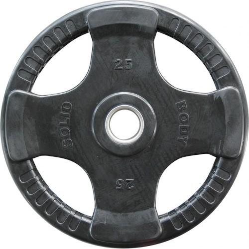 Guminės olimpinės svarmenų diskai Body-Solid, 25 kg
