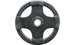 Guminės olimpinės svarmenų diskai Body-Solid, 25 kg