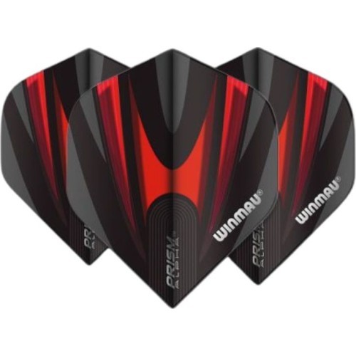 Dart Flights Winmau Prism Alpha - Red-Black