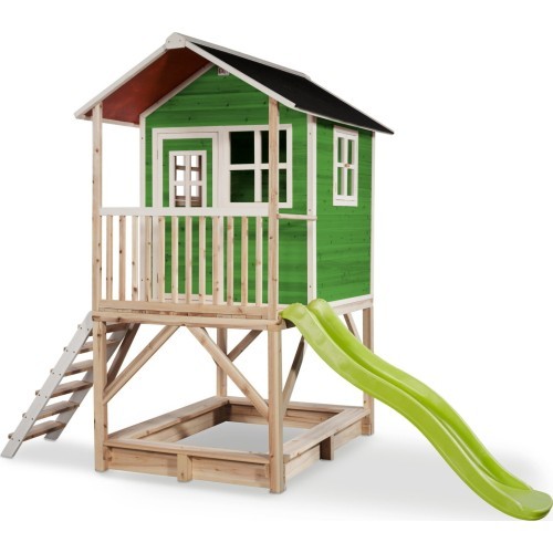 EXIT Loft 500 wooden playhouse - green