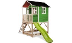 Деревянный игровой домик EXIT Loft 500, зелёный