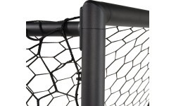 EXIT Scala aliuminiai futbolo vartai 300x200 cm, juodi