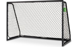 EXIT Scala aliuminiai futbolo vartai 180x120 cm, juodi