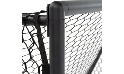 EXIT Scala aliuminiai futbolo vartai 180x120 cm, juodi