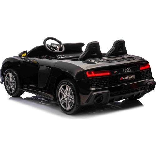 Elektromobilis Audi Spyder R8 LIFT, juodas