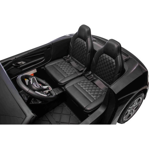 Elektromobilis Audi Spyder R8 LIFT, juodas