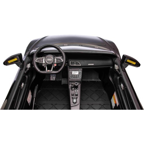 Elektromobilis Audi Spyder R8 LIFT, juodas