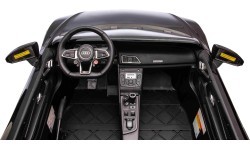 Elektromobilis Audi Spyder R8 LIFT, juodas