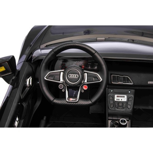 Elektromobilis Audi Spyder R8 LIFT, juodas