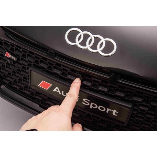 Elektromobilis Audi Spyder R8 LIFT, juodas