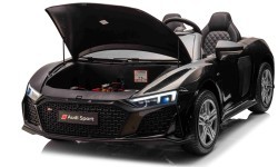 Elektromobilis Audi Spyder R8 LIFT, juodas