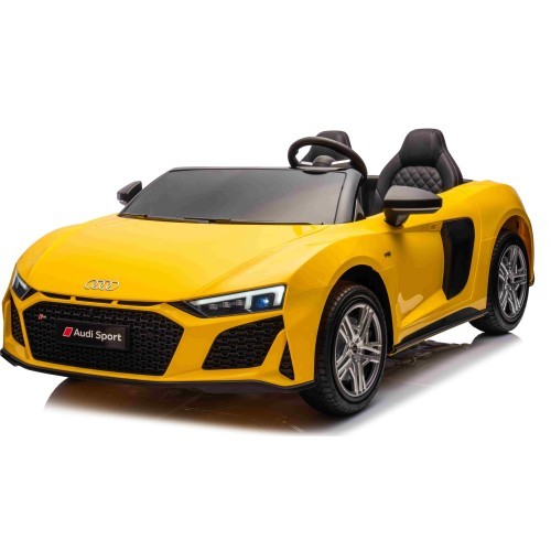 Elektromobilis Audi Spyder R8 LIFT, geltonas
