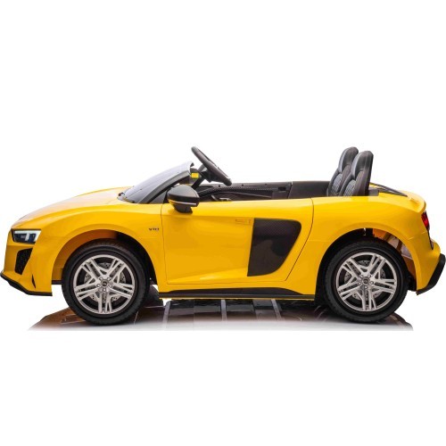 Электромобиль Audi Spyder R8 LIFT, жёлтый