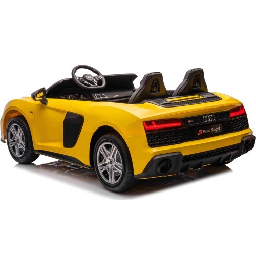 Электромобиль Audi Spyder R8 LIFT, жёлтый