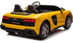 Elektromobilis Audi Spyder R8 LIFT, geltonas
